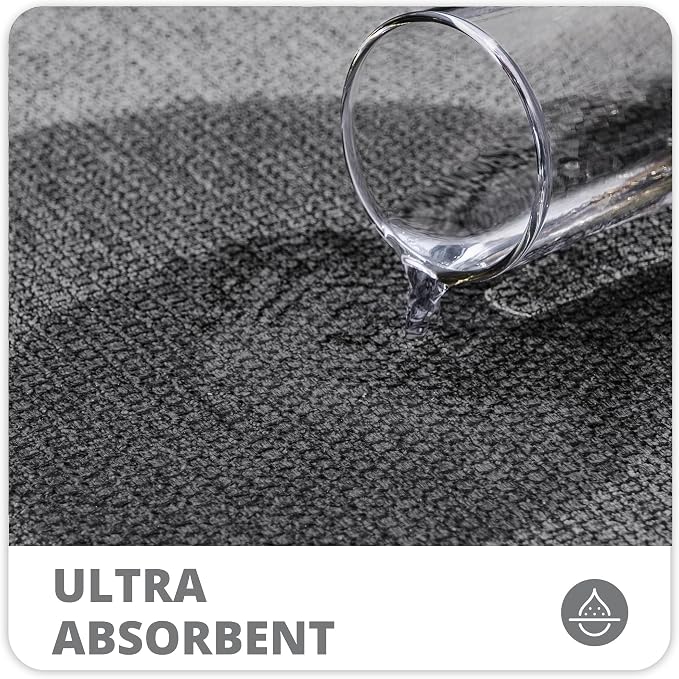 Bath Mat, Ultra Thin Bathroom Rugs, Rubber Bath Mats - Image 4
