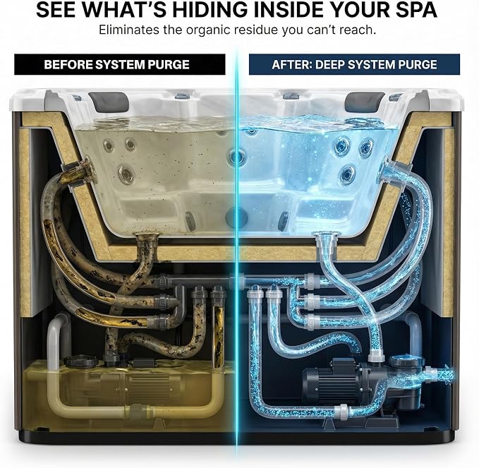 Hot Tub Jet Cleaner & Spa Line Flush – Deep Plumbing & Pipe Purge – Hot Tub - Image 5
