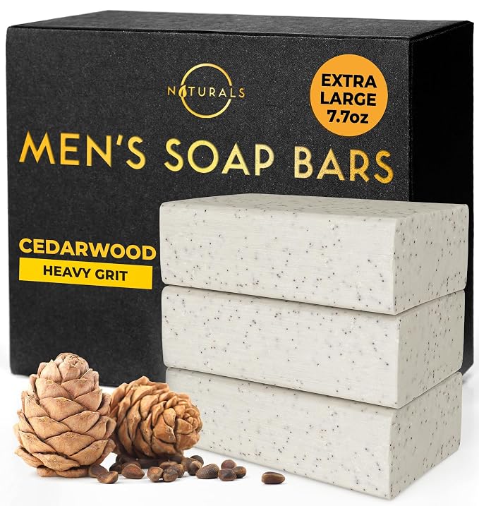 O NATURALS 7.76 oz Exfoliating Soap Bar Cedarwood by ONATURALS