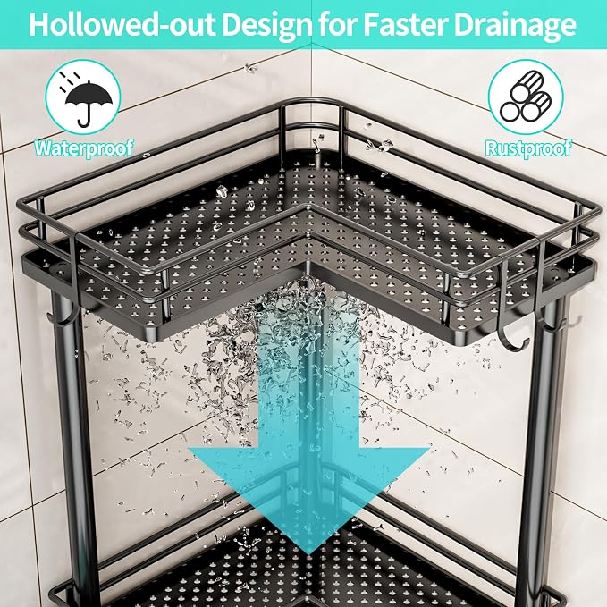 HapiRm Corner Shower Caddy Standing - Image 3