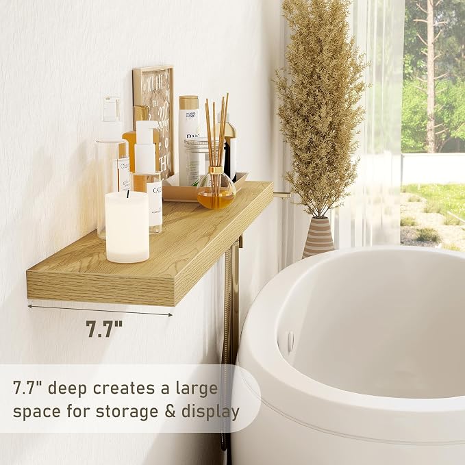 Floating Shelves Wall Shelf 40 Inch, 8 Inch Deep Floating Shelf - Image 4