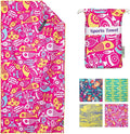 4Monster Microfiber Beach Towel Quick Dry, Super Absorbent Lightweight Travel by 4Monster