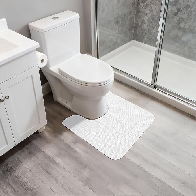 Toilet Rugs U Shaped Bathroom Rug, Machine Washable Non Slip Quick Dry Super - Image 6