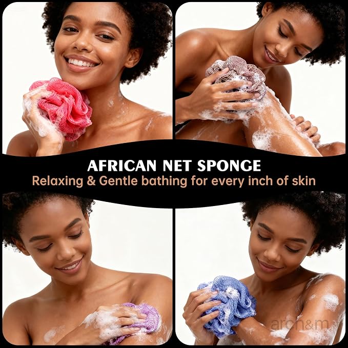 African Exfoliating Net Sponge Afroscrub - Image 3