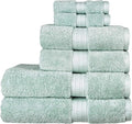 Christy Renaissance 6 Piece Blue Towel Set | 100% Egyptian Cotton | Luxury by Christy