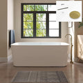 FerdY Maui 67" Acrylic Freestanding Bathtub, Contemporary Elegant Design by FerdY