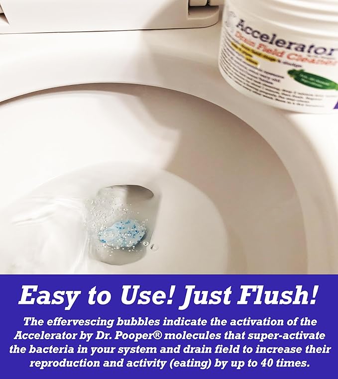 Drain Field Cleaner Tablets by Dr Pooper. Clears Septic Tanks and Drain Fields - Image 9