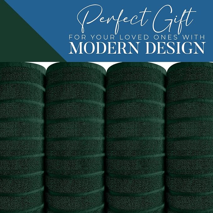 DAN RIVER Pack of 2 Bath Sheet 35x70 Inches, Ribbed Oversized Bath Towels Extra - Image 6