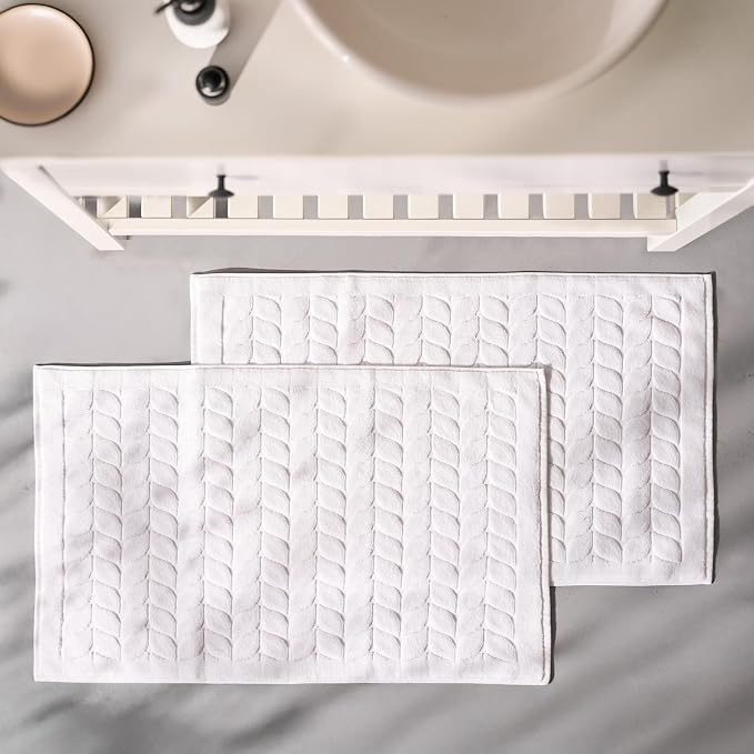 BAGNO MILANO Turkish Bath Towels, Soft Plush Jacquard Luxury Bath Towels - Image 4