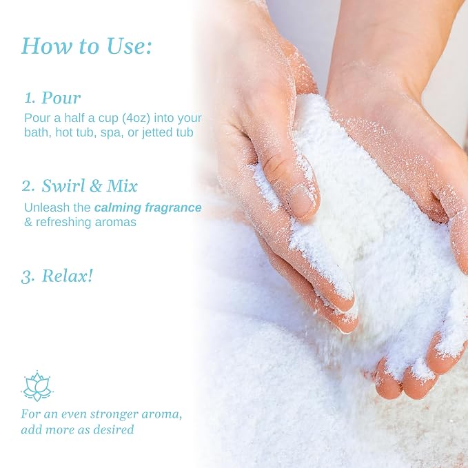 Relax Spa & Bath, Epsom & Dead Sea Salts, Aromatherapy Bath Salts - Image 7
