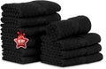 Ample Decor Wash Cloth Set of 10 100% Cotton by AmpleDecor
