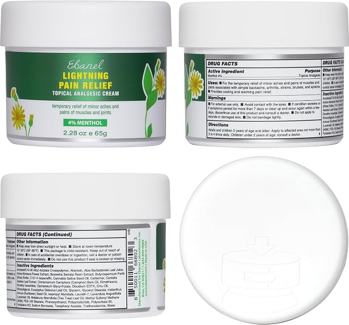 Ebanel Pain Relief Cream for Arthritis, Strains & Sprains - Image 8