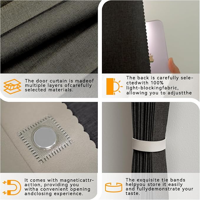 Accordion Door Curtain Set - Image 7