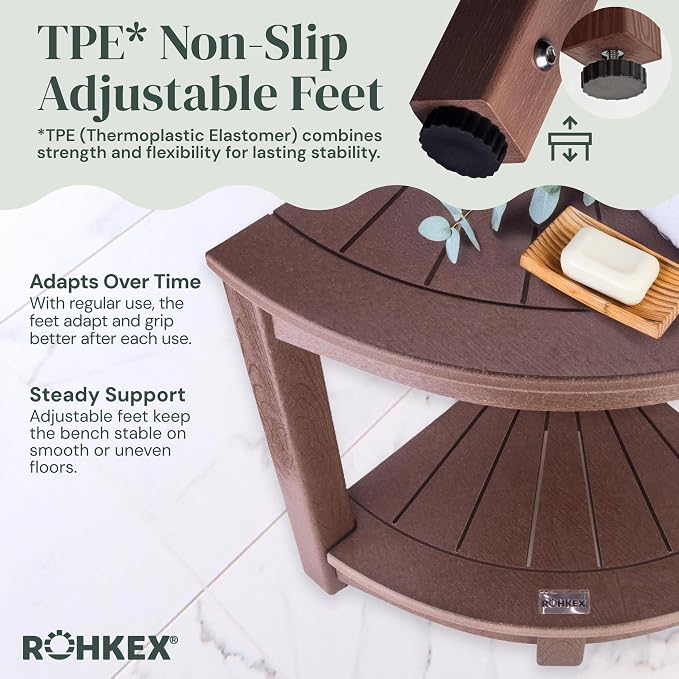 Corner Shower Stool - Image 6