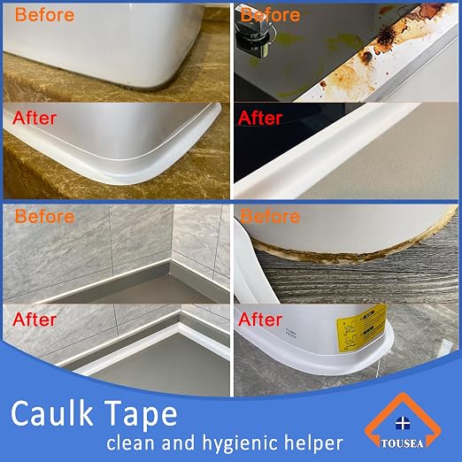 Caulk Tape Self Adhesive, Waterproof Caulking Sealing Tape - Image 6