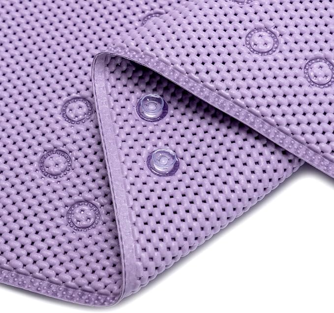 Double Layer Foam Non Slip Bathtub Mat 37x17in, More Comfortable and Thicker - Image 5