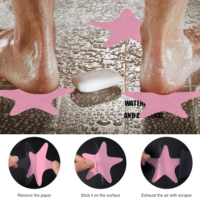 Anti Slip Shower Stickers Safety Bathtub Strips Adhesive Decals - Image 5