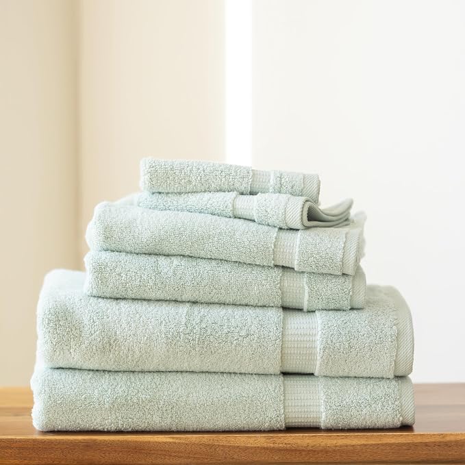 SALBAKOS 100% Turkish Cotton 6-Piece Towel Set | Heirloom Quality Hotel & Spa - Image 2