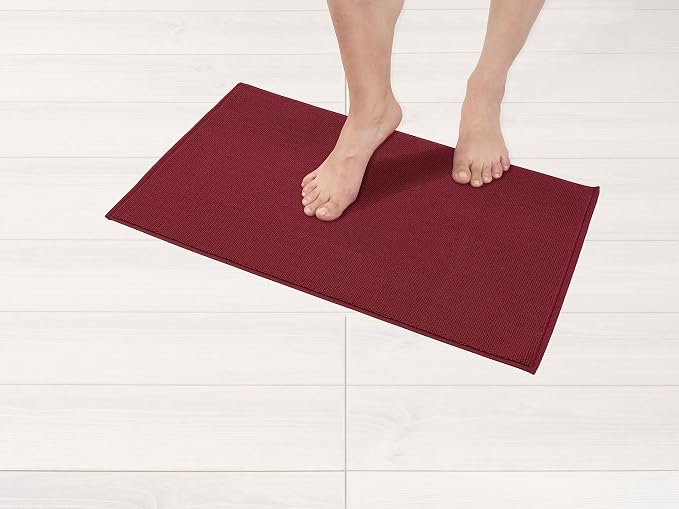 American Soft Linen Bath Rug, 17 in 24 in 100% Cotton Bath Mats Rugs by AmericanSoftLinen