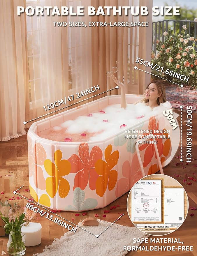 Portable Bathtub Ice Bath Tub - Image 2