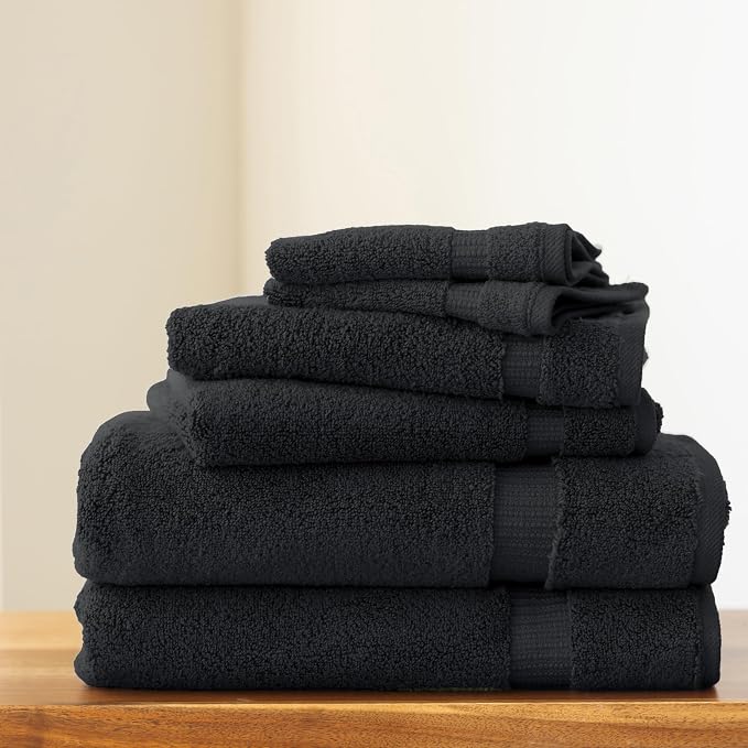 SALBAKOS 100% Turkish Cotton 6-Piece Towel Set | Heirloom Quality Hotel & Spa - Image 2