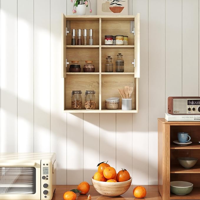 Bathroom Wall Cabinet, Over The Toilet Storage Cabinet, Curved Laundry Cabinet - Image 8