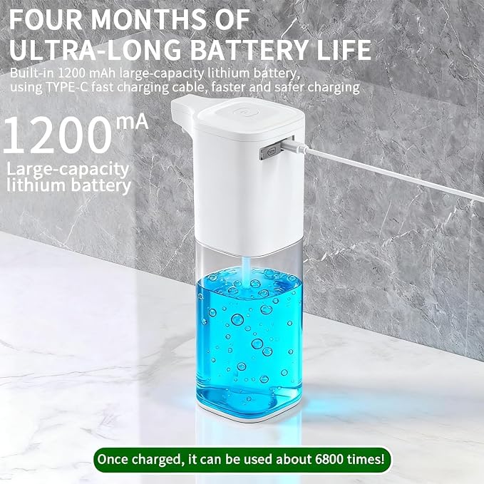 Automatic Foaming Soap Dispenser, Touchless Foam Soap Dispenser 4-Level - Image 2