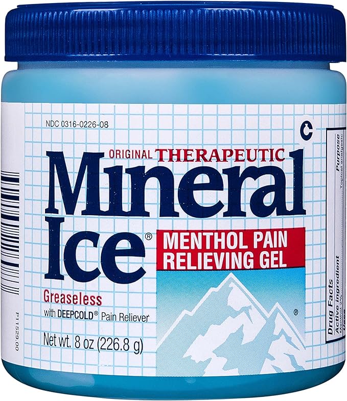 Mineral Ice Therapeutic Pain Relieving Gel, 8 Ounce by MineralIce