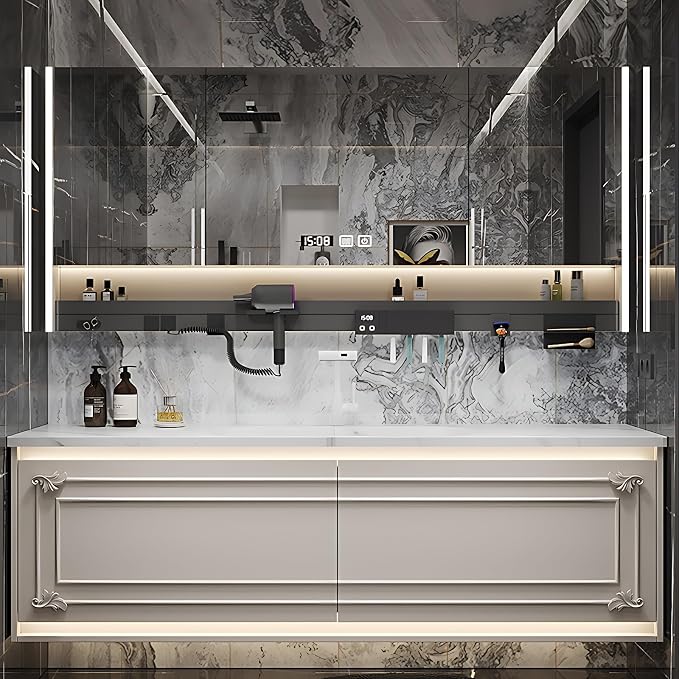40IN Modern Bathroom Cabinet by Genpai