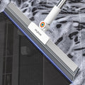 Rubber Squeegee Broom for Floor, Upgrade 62" Long Handle Window Squeegee by JOYBOS