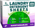 Sudstainables Laundry Detergent Sheets 200 Loads – Dissolvable Laundry Sheet by Sudstainables