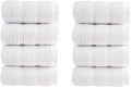 HALLEY Turkish 8 Pack Premium Washcloths 650 GSM Highly Absorbent Super Soft by HALLEY-TurkishCottonTowels
