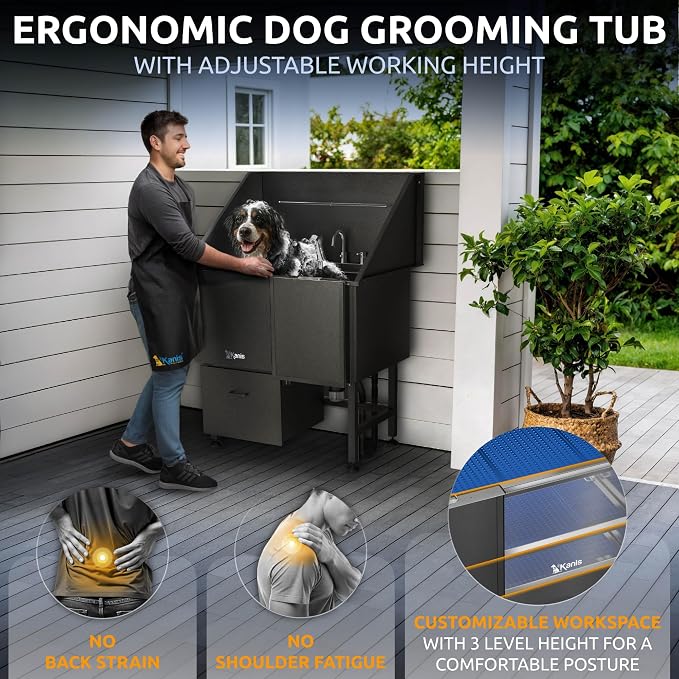 KANIS Black Line Professional Dog Washing Station - Image 5