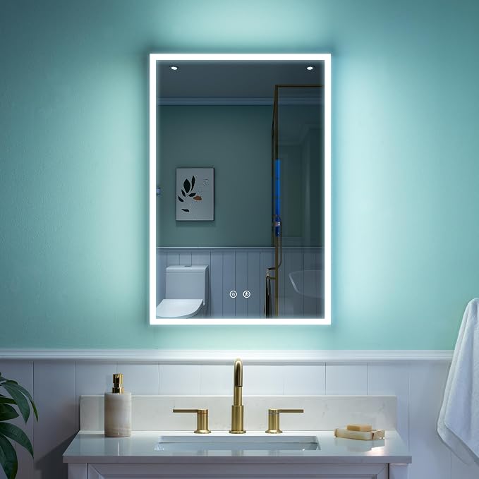 WELLFOR 20" X 30" LED Medicine Cabinet - Image 3