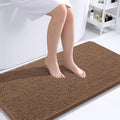 OLANLY Bathroom Rugs 44x24, Extra Soft Absorbent Chenille Bath Rugs, Rubber by OLANLY