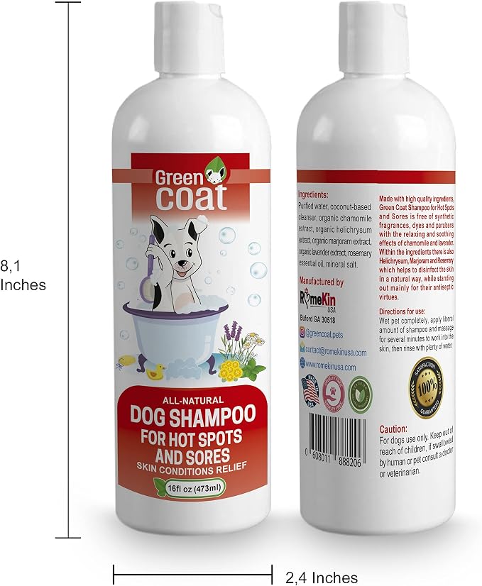 Natural Dog Shampoo for Hot Spots And Sores | Soothing Relief for Irritated Or - Image 6