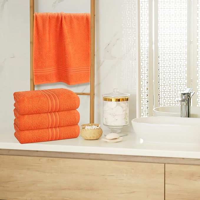 BOUTIQUO Ultra Soft Cotton 6 -Piece Hand Towel Set 16x24 Inch, Spa & General - Image 4