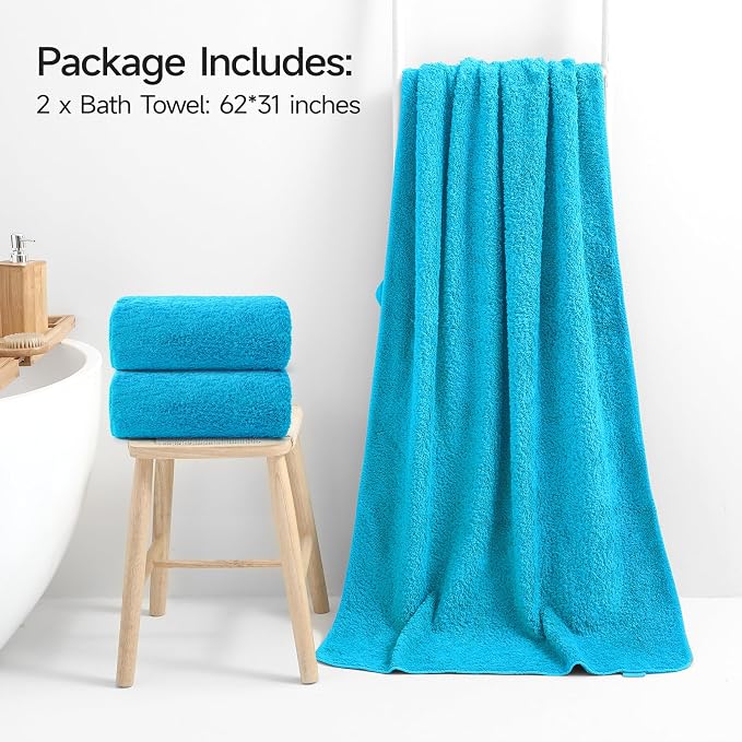 REDKISS 2 Piece Luxury Bath Towel Set - Image 3