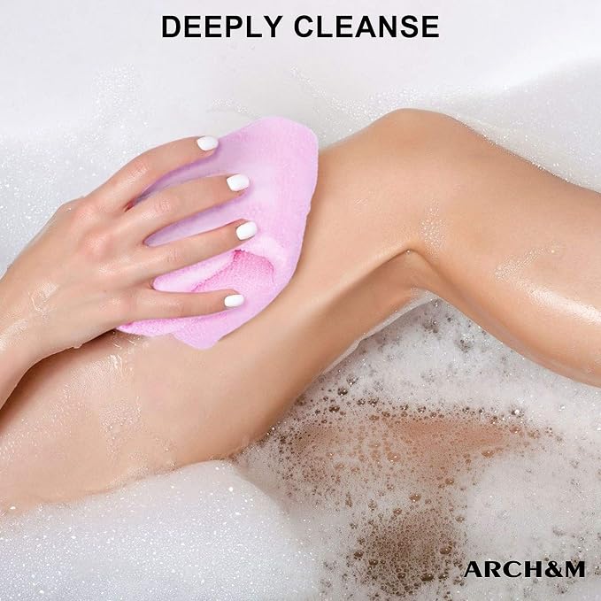 ARCH&M Back Scrubber & Exfoliating Washcloth - Image 3
