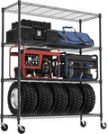 4 Tiers Shelf 1400 lbs Steel Storage Shelving Utility Shelving Unit Steel by MEIGAOPLASTICANDMETALHKCOLIMITED
