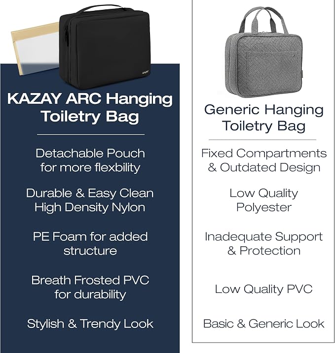 KAZAY Hanging Toiletry Bag - Image 5