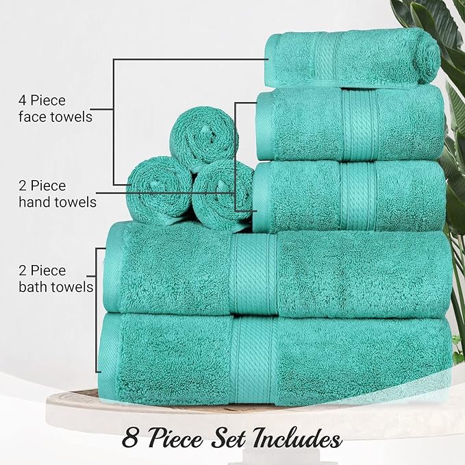 BLUENILEMILLS Madison Egyptian Cotton Towels, Towel Set - Image 7