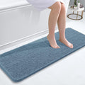 OLANLY Bathroom Rugs 47x17, Extra Soft Absorbent Chenille Bath Rugs, Rubber by OLANLY