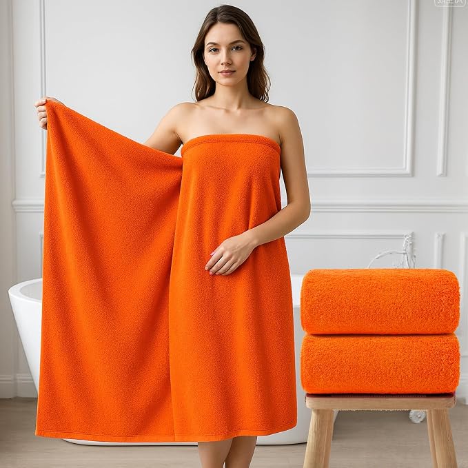 REDKISS 2 Piece Luxury Bath Towel Set - Image 2