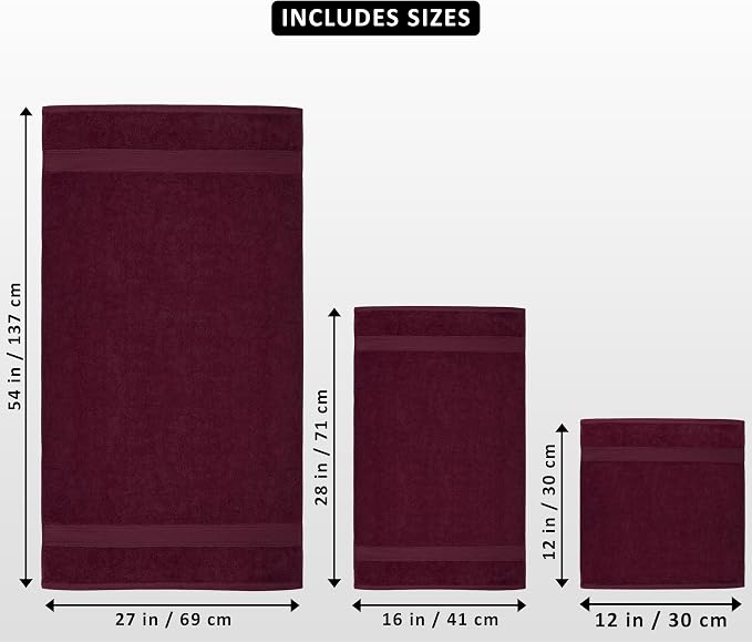Utopia Towels 8 Piece Luxury Towel Set – Majestic Plush, Super Absorbent & - Image 2
