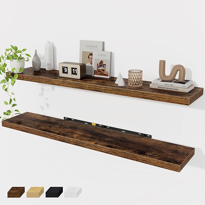 Fun Memories 55 Inch Floating Shelves by FunMemories