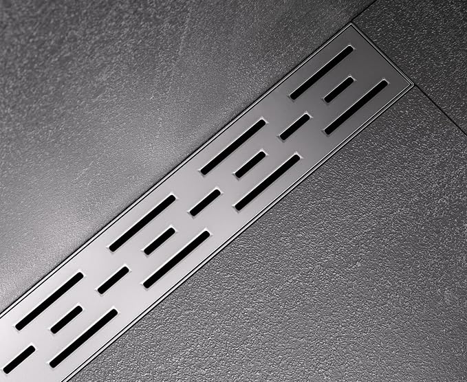 HEATGENE 12-Inch Linear Shower Drain in Brushed - Image 5