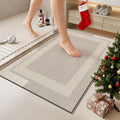 Non Slip Bath Mat, Rubber Backing Ultra Thin Bathroom Rugs Fit Under Door Quick by YDKGL
