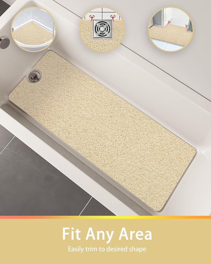 Non Slip Shower Mats for Inside Shower, 16x24 Inch, Anti-Slip Bathtub Mats for - Image 7