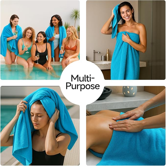 REDKISS 2 Piece Luxury Bath Towel Set - Image 6